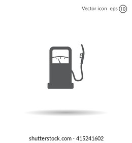 gas station - vector icon