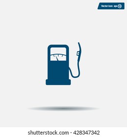 gas station - vector icon