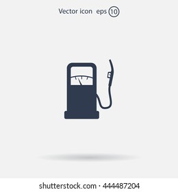 gas station - vector icon