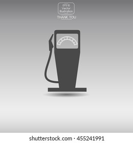 Gas station. Vector icon.