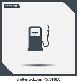 gas station - vector icon