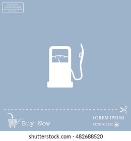 gas station - vector icon