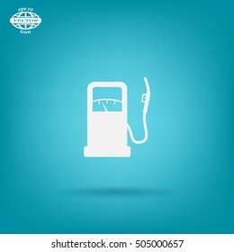 gas station - vector icon