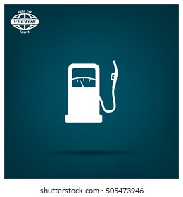 gas station - vector icon