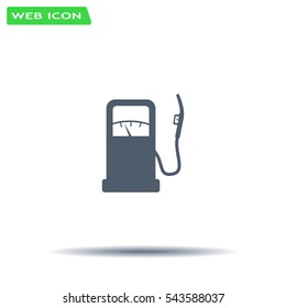 gas station - vector icon
