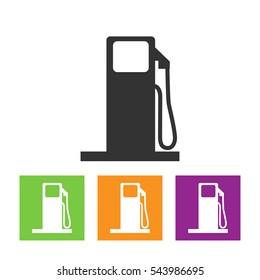 gas station - vector icon
