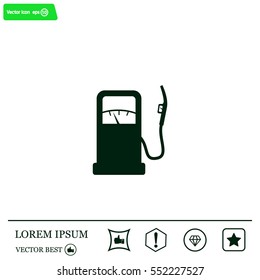 gas station - vector icon