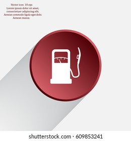 gas station - vector icon