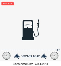 gas station - vector icon