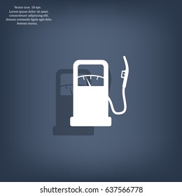gas station - vector icon