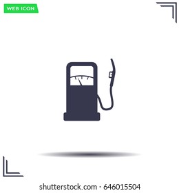gas station - vector icon