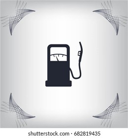 gas station - vector icon