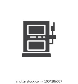 Gas station vector icon. filled flat sign for mobile concept and web design. Fuel petrol simple solid icon. Symbol, logo illustration. Pixel perfect vector graphics