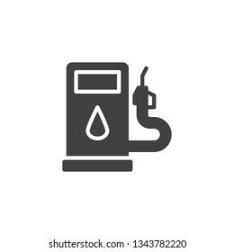 Gas station vector icon. filled flat sign for mobile concept and web design. Gas pump glyph icon. Symbol, logo illustration. Pixel perfect vector graphics