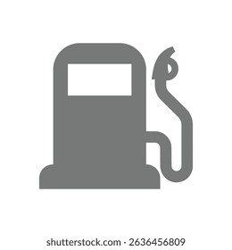 Gas station vector icon. Fuel, gasoline tank or pump and petrol colon.