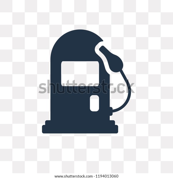 Gas\
station vector icon isolated on transparent background, Gas station\
transparency concept can be used web and\
mobile