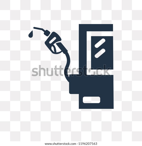 Gas\
station vector icon isolated on transparent background, Gas station\
transparency concept can be used web and\
mobile