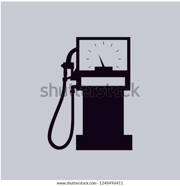 Gas Station vector icon. Modern, simple,\
isolated, flat best quality icon for web site designs or mobile\
apps. Vector illustration.