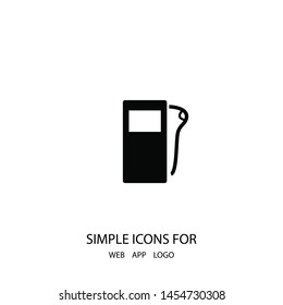 A gas station vector icon. Petrol station vector icon. Gas station sign.