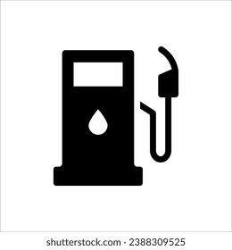 Gas station vector icon for web design, app and ui. isolated on white background