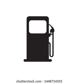 Gas Station - Vector Illustration - Isolated On White Blackground