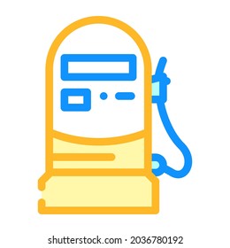gas station vending machine color icon vector. gas station vending machine sign. isolated symbol illustration