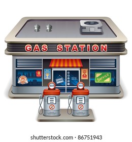 Gas station. XXL icon