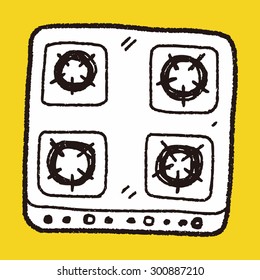 gas stove doodle