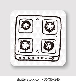 gas stove doodle