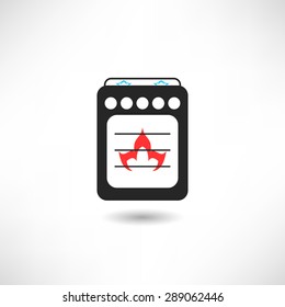 Gas stove icon