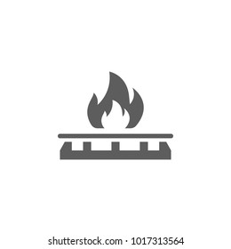 gas stove icon. Element of oil and gas icon. Premium quality graphic design icon. Signs and symbols collection icon for websites, web design, mobile app on white background