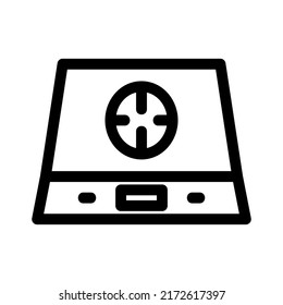 gas stove icon or logo isolated sign symbol vector illustration - high quality black style vector icons
