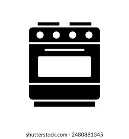 gas stove icon vector design template simple and clean