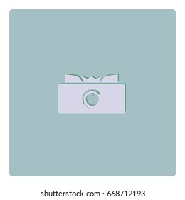 Gas stove icon, vector design element