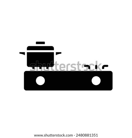 gas stove icon vector design template simple and clean