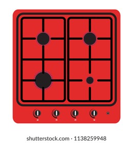 gas stove vector icon