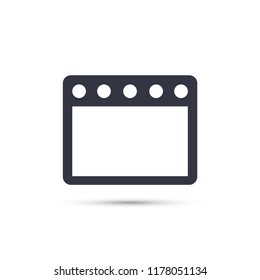 Gas stove  vector icon