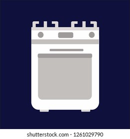 gas stove vector icon