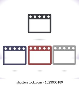 Gas stove  vector icon