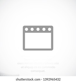 Gas stove  vector icon , lorem ipsum Flat design