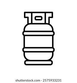 Gas tank icon simple vector symbol