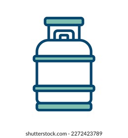 gas tank icon vector design template in white background