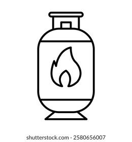 Gas tank icon Vector logo set flat