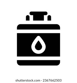 gas tank solid icon. vector icon for your website, mobile, presentation, and logo design.