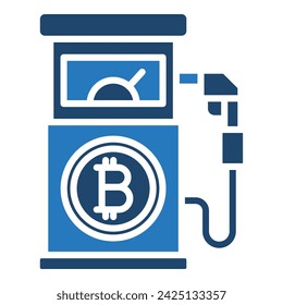 Gas (Transaction Fees) icon line vector illustration