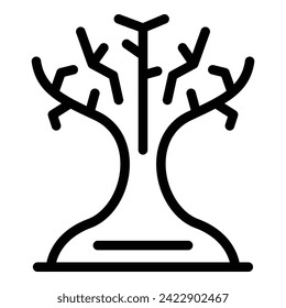 Gas tree emissions icon outline vector. Speed smoke dust. Gas car