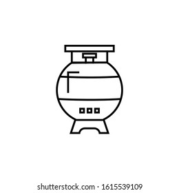 gas, tube gas line icon. Elements of energy illustration icons. Signs, symbols can be used for web, logo, mobile app, UI, UX