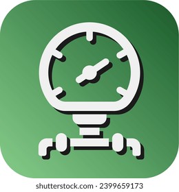 Gas Vector Glyph Gradient Background Icon For Personal And Commercial Use.
