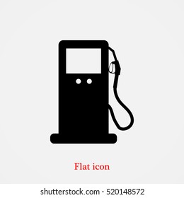 gas vector icon, vector best flat icon, EPS