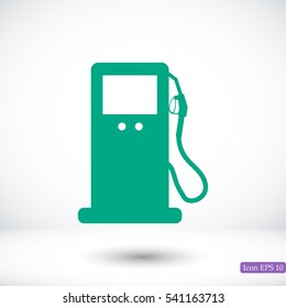 gas vector icon, vector best flat icon, EPS